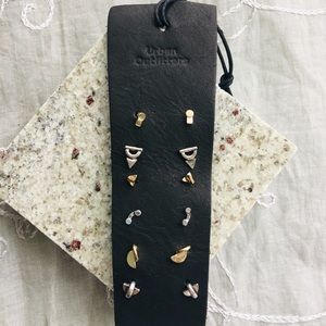 Urban Outfitters Modern Geometry Stud Set